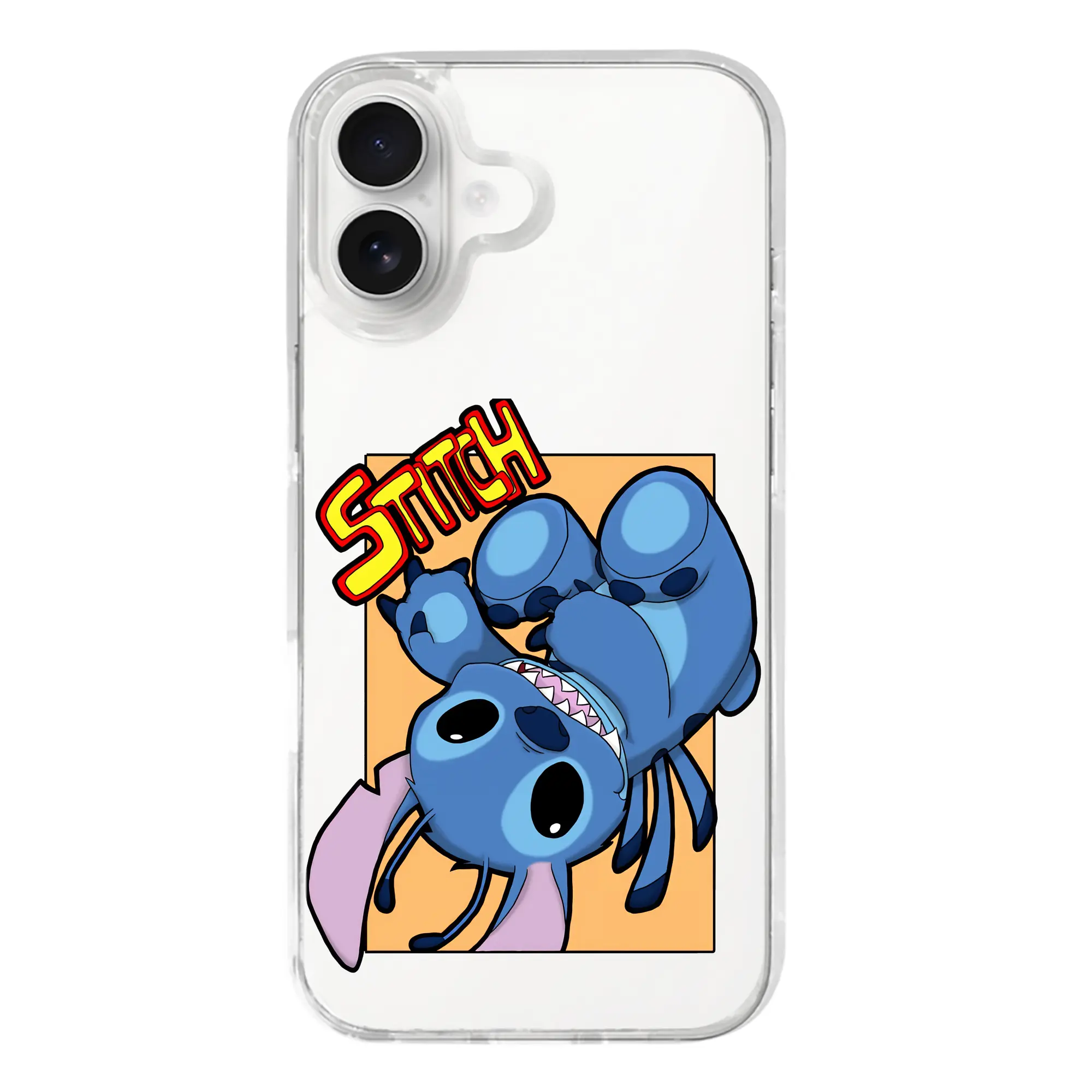 リロ＆スティッチ グッズ スティッチ - iPhone 17シリーズ 透明スマホケース – 薄型・耐衝撃・精密フィット保護カバー